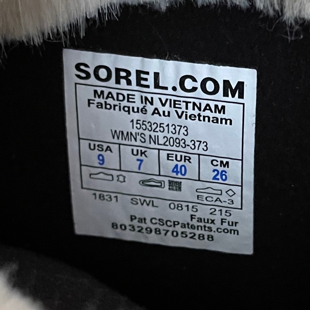 SOREL Tivoli II High Lace Up Winter Boots - Size 9 - Picture 7 of 7